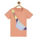 Miniklub Knit T-Shirt - Brown, 3-4yr